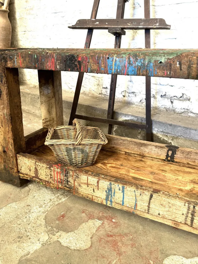 Pamono Vintage Workbench in Wood> Worktables & Workbenches