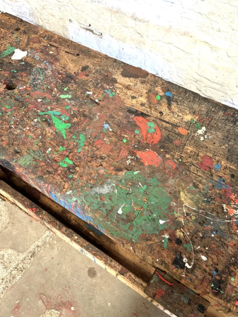 Pamono Vintage Workbench in Wood> Worktables & Workbenches