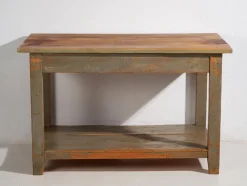 Best Pamono Vintage Worktable in Olive Green, 1920