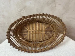 Pamono Vintage Woven Basket, 1950s><noscript><img width=
