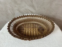 Pamono Vintage Woven Basket, 1950s><noscript><img width=