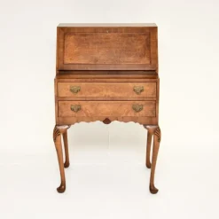 Clearance Pamono Vintage Writing Desk in Burr Walnut, 1920s