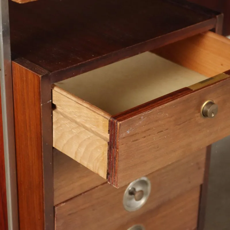 Pamono Vintage Writing Desk in Exotic Wood Veneer, 1960s> Desks