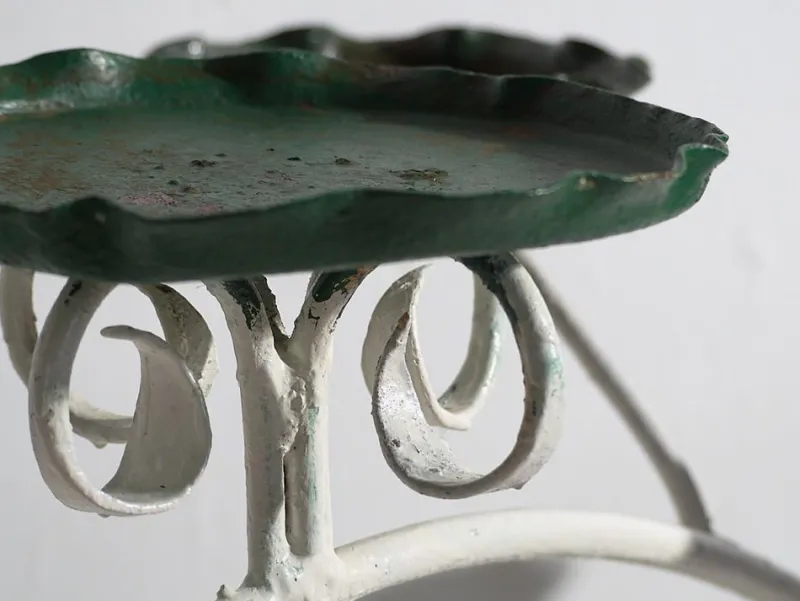 Pamono Vintage Wrought Garden Flowerpot, 1920> Garden Tables