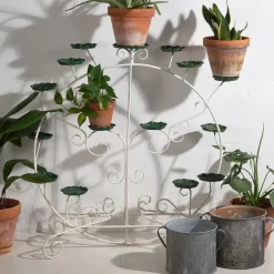 Pamono Vintage Wrought Garden Flowerpot, 1920><noscript><img width=