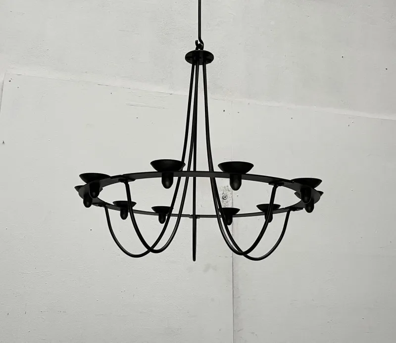 Online Pamono Vintage Wrought Iron Chandelier Candleholder by Ehlén Johansson for Ikea, 1990s