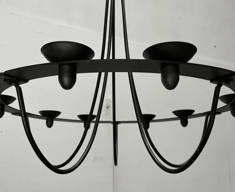 Online Pamono Vintage Wrought Iron Chandelier Candleholder by Ehlén Johansson for Ikea, 1990s