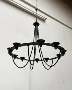 Online Pamono Vintage Wrought Iron Chandelier Candleholder by Ehlén Johansson for Ikea, 1990s