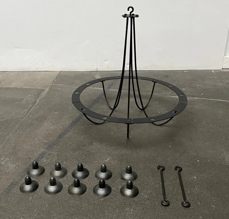 Online Pamono Vintage Wrought Iron Chandelier Candleholder by Ehlén Johansson for Ikea, 1990s