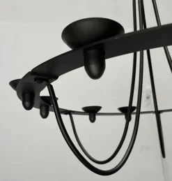 Online Pamono Vintage Wrought Iron Chandelier Candleholder by Ehlén Johansson for Ikea, 1990s
