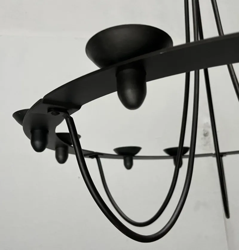 Online Pamono Vintage Wrought Iron Chandelier Candleholder by Ehlén Johansson for Ikea, 1990s