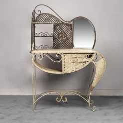 Discount Pamono Vintage Wrought Iron Dressing Table, 1950s