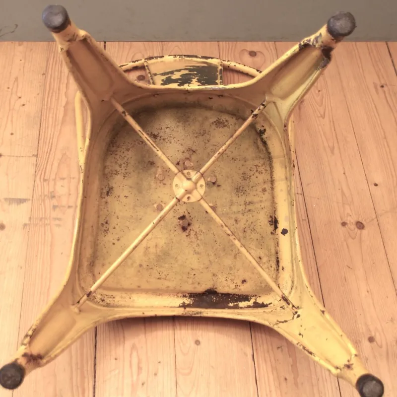 Pamono Vintage Yellow Chair by Xavier Pauchard for Tolix, 1930s