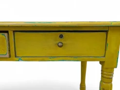 Pamono Vintage Yellow Wooden Table, 1940s><noscript><img width=