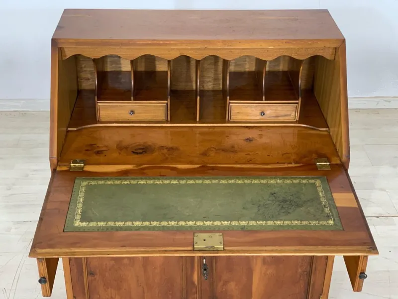 Discount Pamono Vintage Yew & Leather Secretary