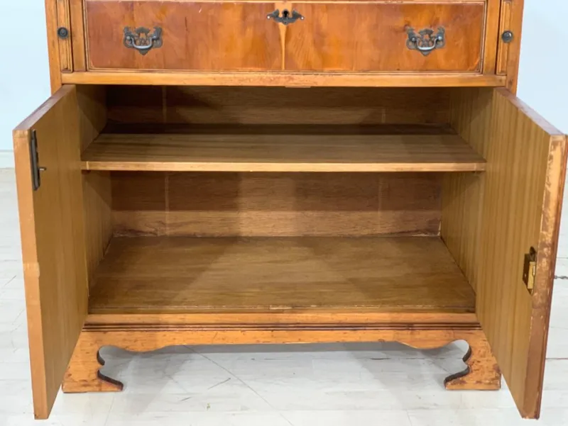 Discount Pamono Vintage Yew & Leather Secretary