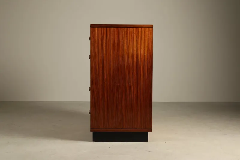 New Pamono Vintage Zebrano Chest of Drawers by Alfred Hendrickx for Belform, 1960s