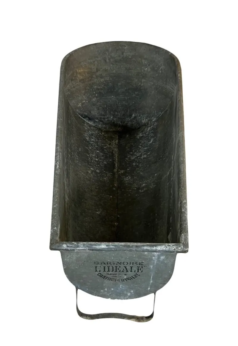 Pamono Vintage Zinc Bathtub> Garden Accessories