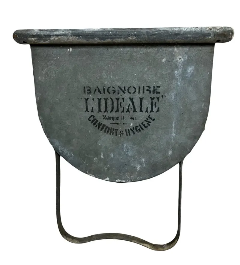 Pamono Vintage Zinc Bathtub> Garden Accessories