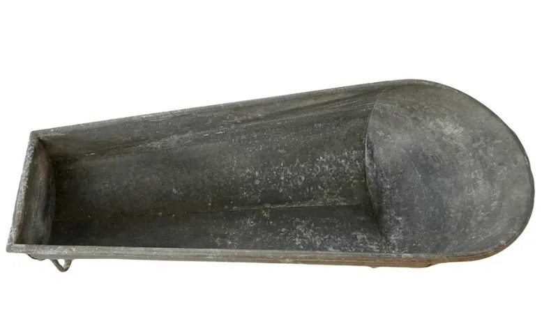 Pamono Vintage Zinc Bathtub> Garden Accessories