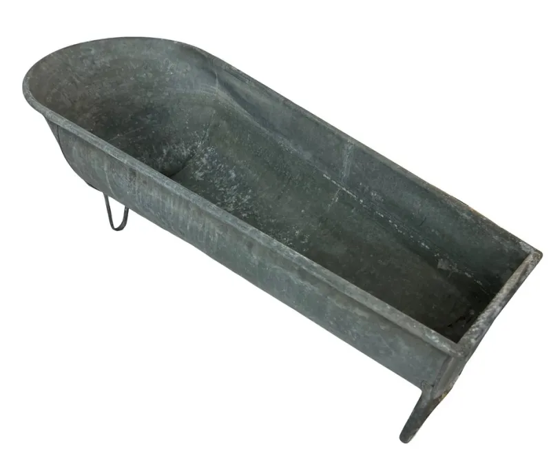 Pamono Vintage Zinc Bathtub> Garden Accessories
