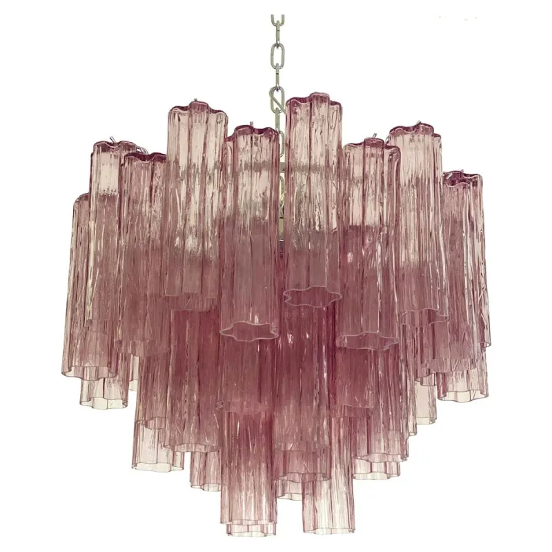 Pamono Violet-Amethyst Tronchi Murano Glass Chandelier by Simoeng> Ceiling Lights