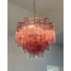 Pamono Violet-Amethyst Tronchi Murano Glass Chandelier by Simoeng> Ceiling Lights