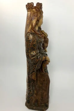 Pamono Virgin & Child, Late 18th Century, Polychrome Wood><noscript><img width=