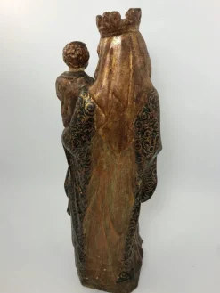 Pamono Virgin & Child, Late 18th Century, Polychrome Wood><noscript><img width=