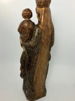 Pamono Virgin & Child, Late 18th Century, Polychrome Wood><noscript><img width=