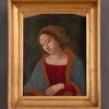 Pamono Virgin Mary, Florence, 1480s, Oil Painting on Wooden Board> Old Masters