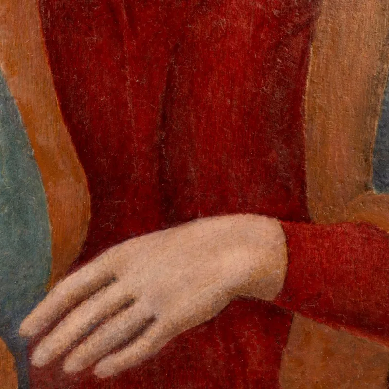 Pamono Virgin Mary, Florence, 1480s, Oil Painting on Wooden Board> Old Masters