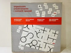 Pamono Visual Game Montessori Let’s Invent the Space by Bruno Munari for Danese Milano, Italy 1975> Mid-Century