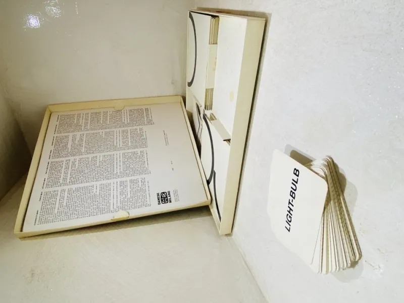 Pamono Visual Game Montessori Let’s Invent the Space by Bruno Munari for Danese Milano, Italy 1975> Mid-Century