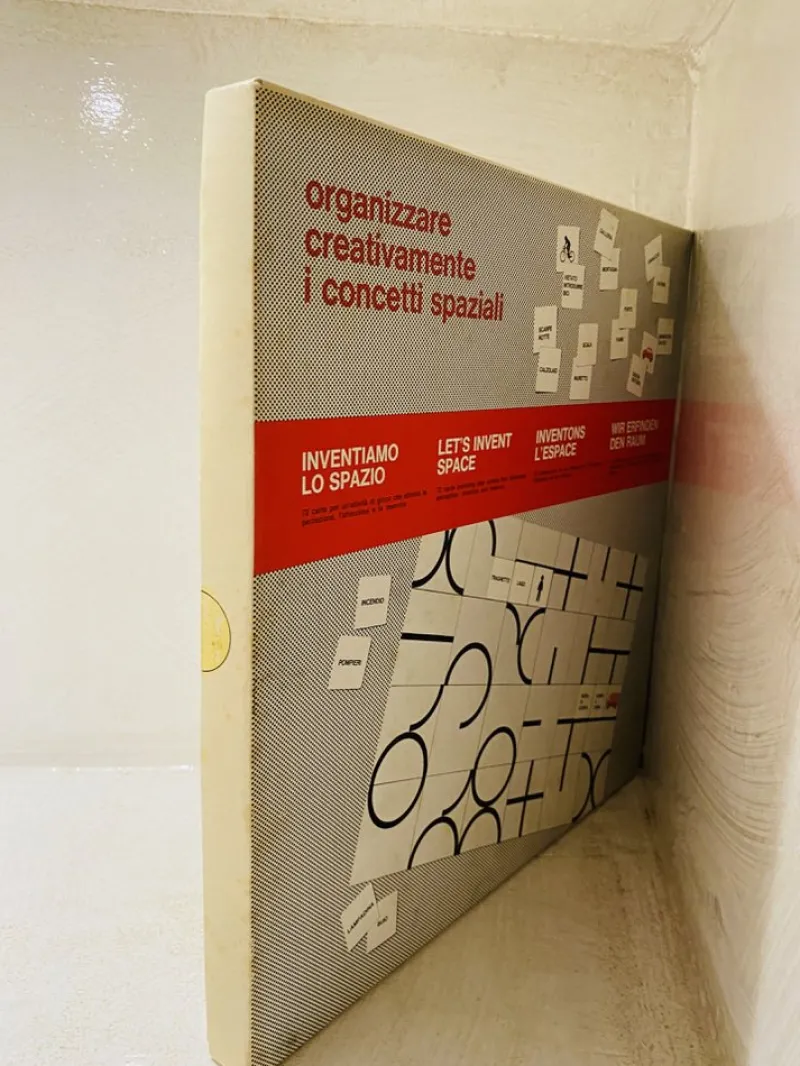 Pamono Visual Game Montessori Let’s Invent the Space by Bruno Munari for Danese Milano, Italy 1975> Mid-Century