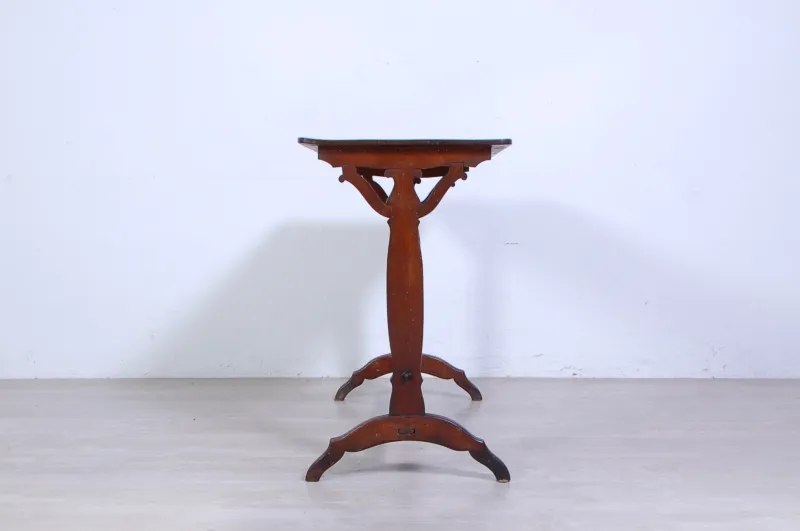 Pamono Vitage Walnut Bistrot Table> Worktables & Workbenches