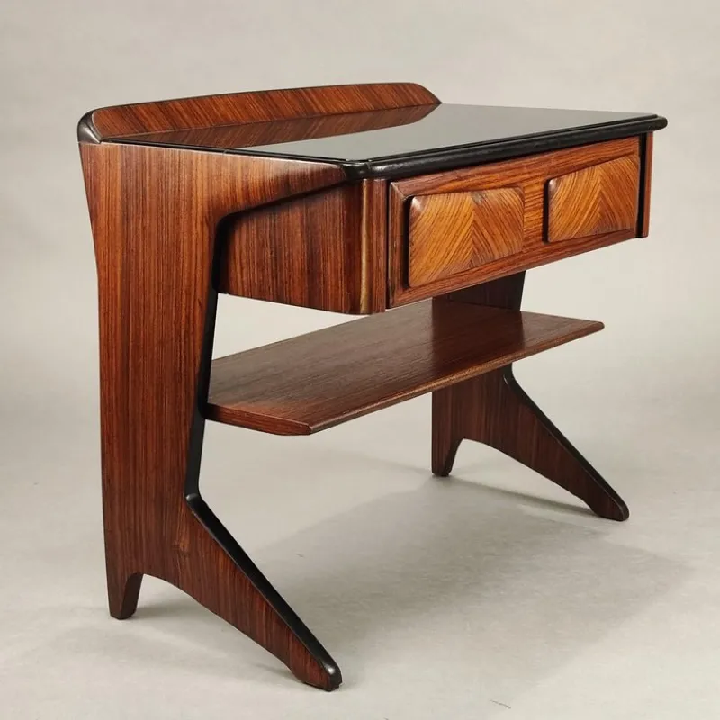 New Pamono Vittorio Dassi Bedside Tables, 1950s, Set of 2