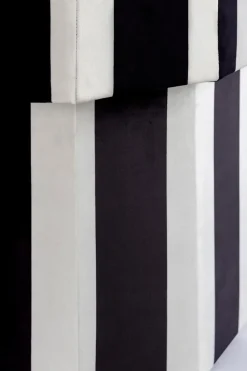 Pamono Viva Stripe Black and White Bench by Houtique><noscript><img width=