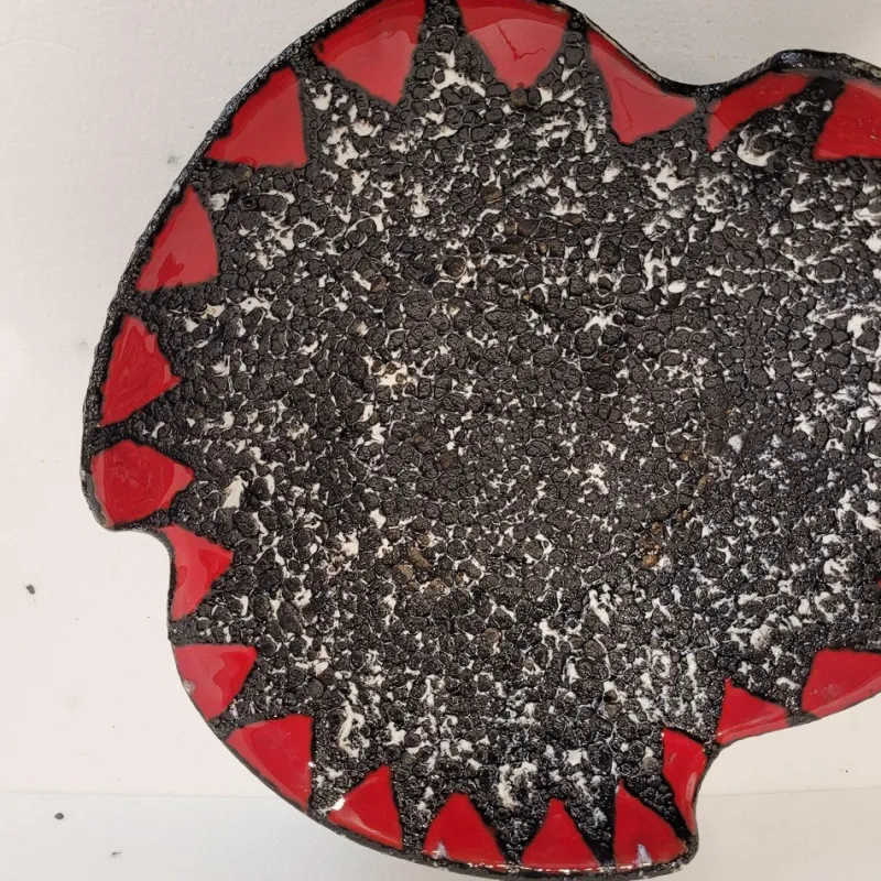 Hot Pamono Volcanic Centerpiece by Marius Musarra for Mabyjo's Vallauris, France, 1960s