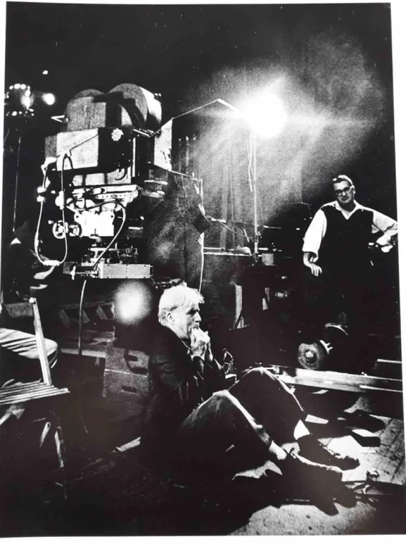 Pamono W. Eugene Smith, Charlie Chaplin on the set of Limelight, Photograph, 1958> Photography