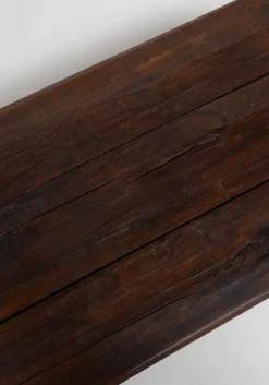 New Pamono Wabi Sabi Rustic Oak Wood Coffee Table, France, 1950s