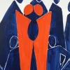 New Pamono Waleria Matelska, Twins, 2020, Acrylic on Paper