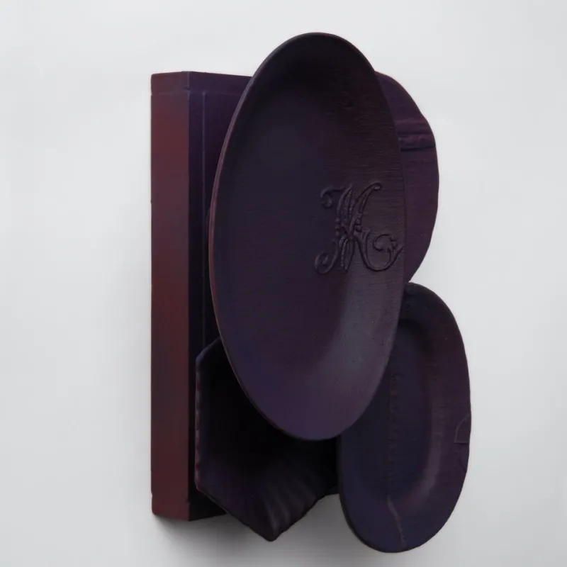 Pamono Wall Art Composition of Handmade Ceramic Plates by Studio Desimonewayland> Wall Decor