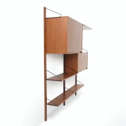 Pamono Wall Bookcase by Dino Cavalli for Tredici (ILA), 1960s><noscript><img width=