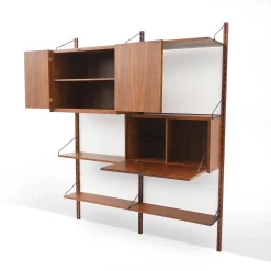 Pamono Wall Bookcase by Dino Cavalli for Tredici (ILA), 1960s><noscript><img width=