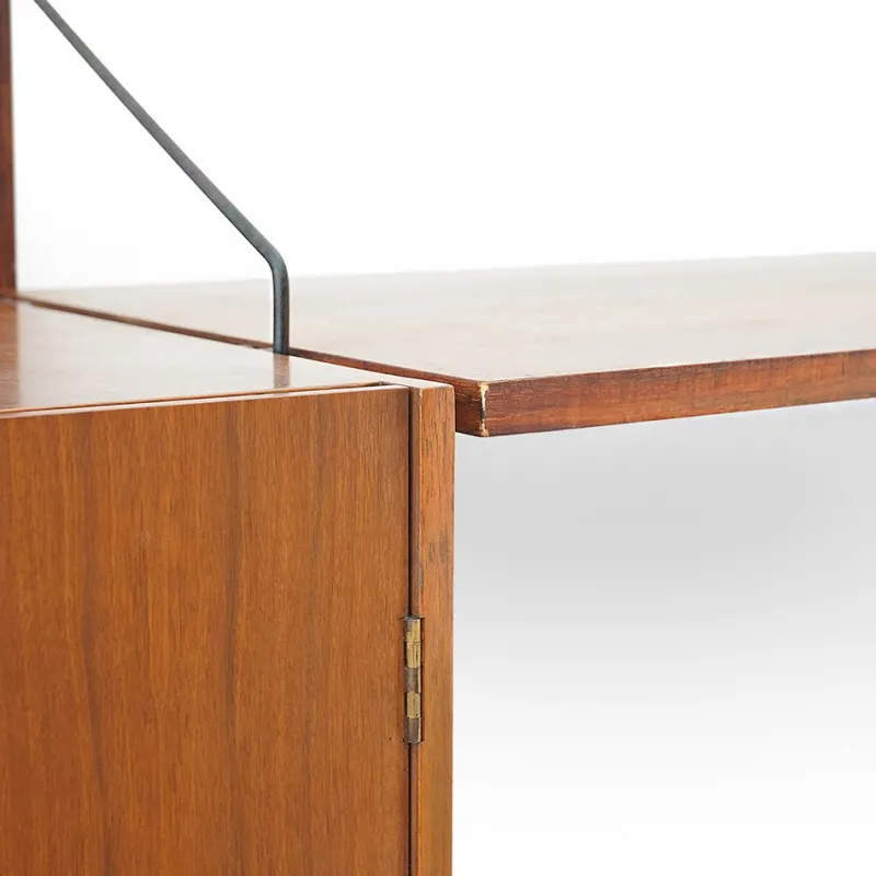 Pamono Wall Bookcase by Dino Cavalli for Tredici (ILA), 1960s> Shelves & Wall Units