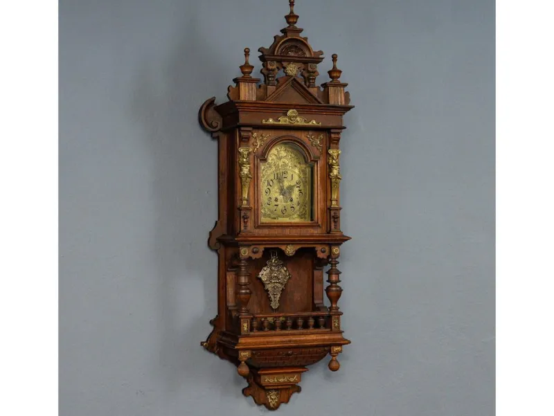 Pamono Wall Clock by Gustav Becker> Clocks