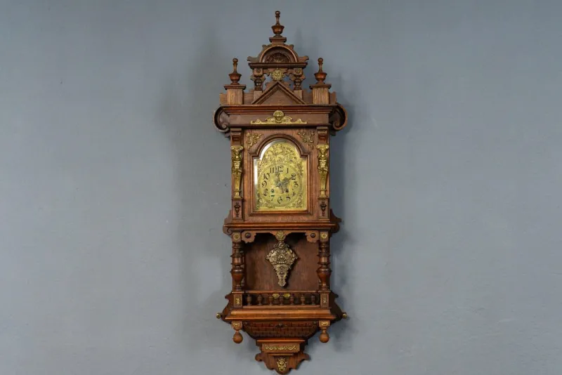 Pamono Wall Clock by Gustav Becker> Clocks