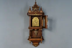 Pamono Wall Clock by Gustav Becker><noscript><img width=