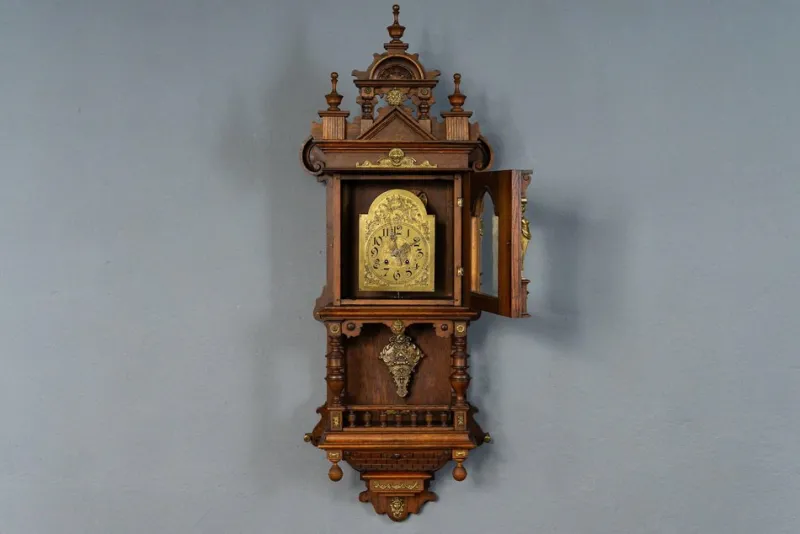 Pamono Wall Clock by Gustav Becker> Clocks